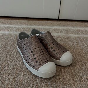Kids Glittery Slip-On Shoes